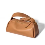 2023 New Fashion Simple Boston Bag Genuine Leather Women Tote Bag Large Capacity Handbag Ladies Fashion Shoulder Bag